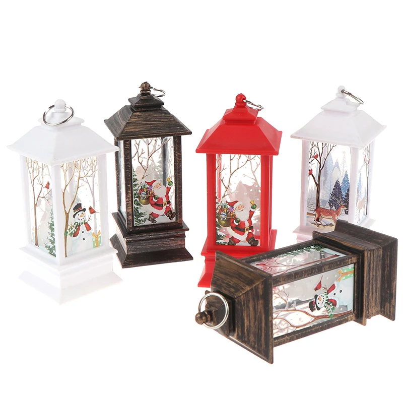 LED 1 PCS Christmas Candle With LED Tea Light Candles Christmas Decorations For Home Doll House