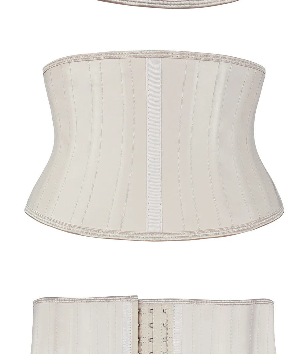 NB1943B-5 Atbuty Shorter Torso Waist Trainer 25 Steel Bones Corsets Small Waist Shaper Underbust Slimming Tommy Control (16)