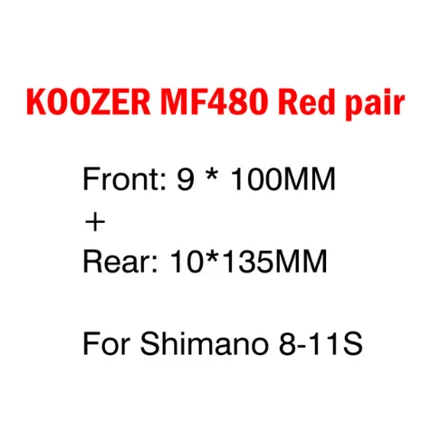 KOOZER MF480 ступица 6 подшипников 24 т трещотка 32 отверстия быстрый выпуск через ось горный велосипед Массажер для 8-11S XD100* 135 142*12 мм - Цвет: Red 9x100 10x135mm