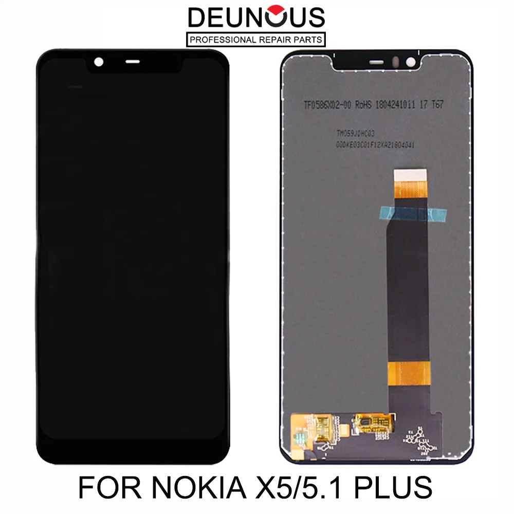 Новый ЖК-дисплей 5 8 дюйма для Nokia 1 Plus дигитайзер сенсорного экрана полная сборка