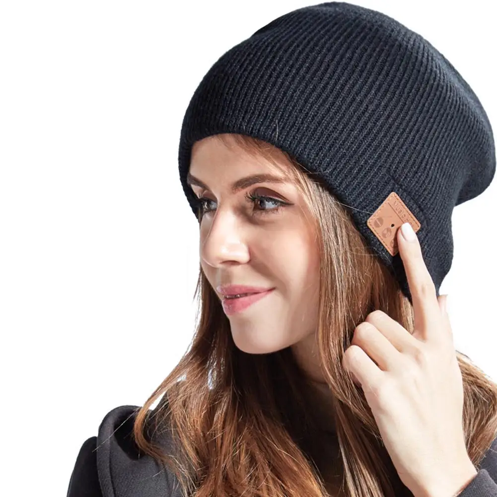 180 мАч Bluetooth шапочка Bluetooth наушники шапка супер мягкое вязаное музыкальное бини Bluetooth музыкальная шапка для зимнего спорта на открытом воздухе