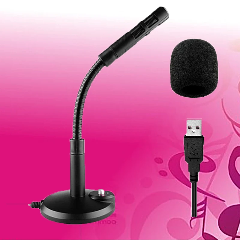 

ZINGYOU USB Microphone For Computer Mini Recording Vocals Mic Podcast Speech Gaming Chatting Condenser Microphone