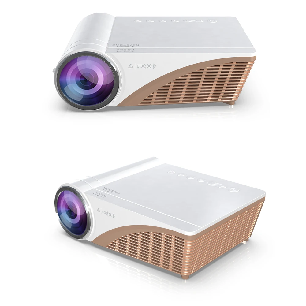 Видеопроектор VIVICINE 720p Smart недорогой HD светодиодный проектор для домашнего