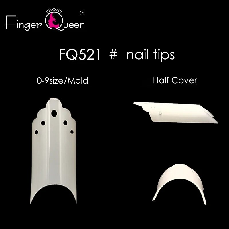 

Nail Tips 500 Pcs Natural Flower Pattern Ballerina Fake Nails UV Gel Suitable for Professional Salon or Home Use Press on Nails