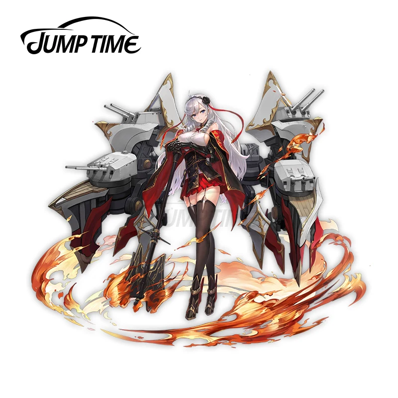 Водостойкая наклейка для автомобиля JumpTime 13x11,8 см