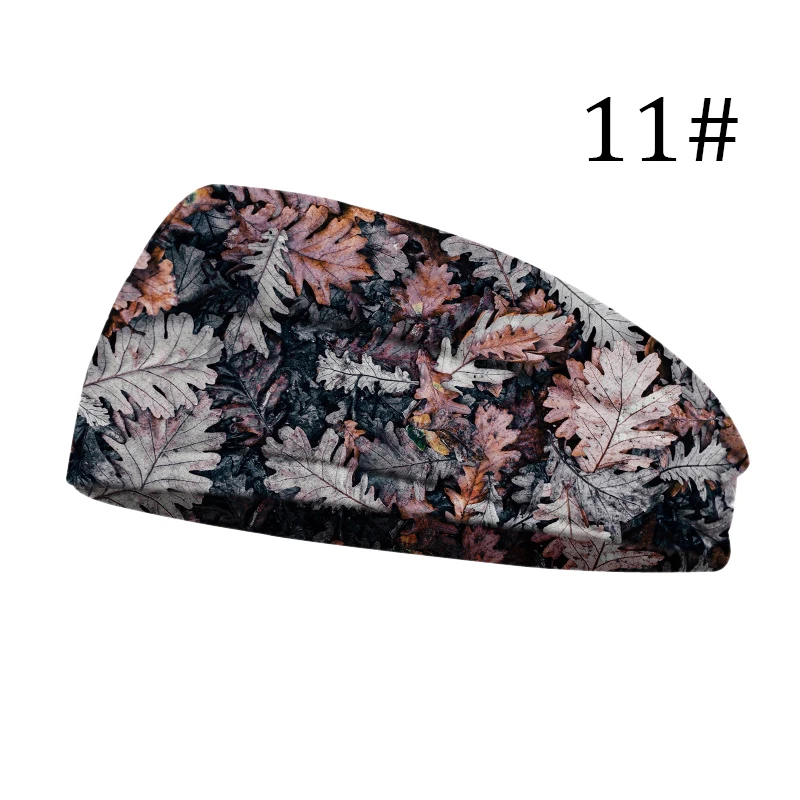 Printed Sports Wide Turban Headband Women Girls Hair Head Bands Wrap Accessories Scrunchy Hairband Sports Headdress 2020 New