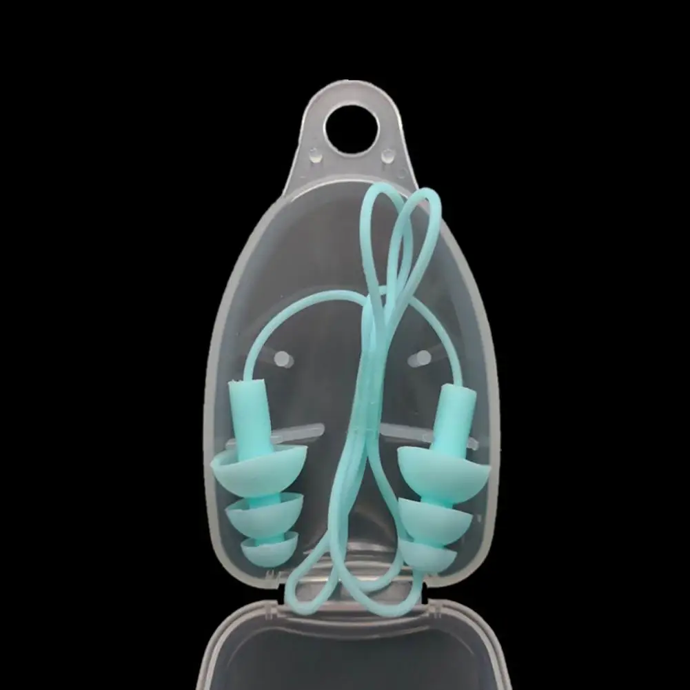 HiMISS Заглушки для ушей универсальные плавательные зажимы из мягкого силикона Наушники Аксессуары для бассейна водные виды спорта