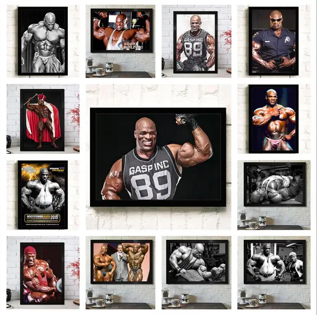 Ronnie Cullman Bodybuilder Pictures Printed on Canvas 1