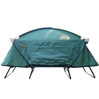 

Double Person Camping Tent Double-Layer Thickened Oxford Cloth Automatic Off-Ground Tent Anti-Storm Outdoor Travel Fishing Tent