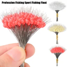 

300Pcs silicon Space Bean Profession Fishing Float Resistance Anti-Strand Fish Line fishing gear Connector Stopper 08/15/25#