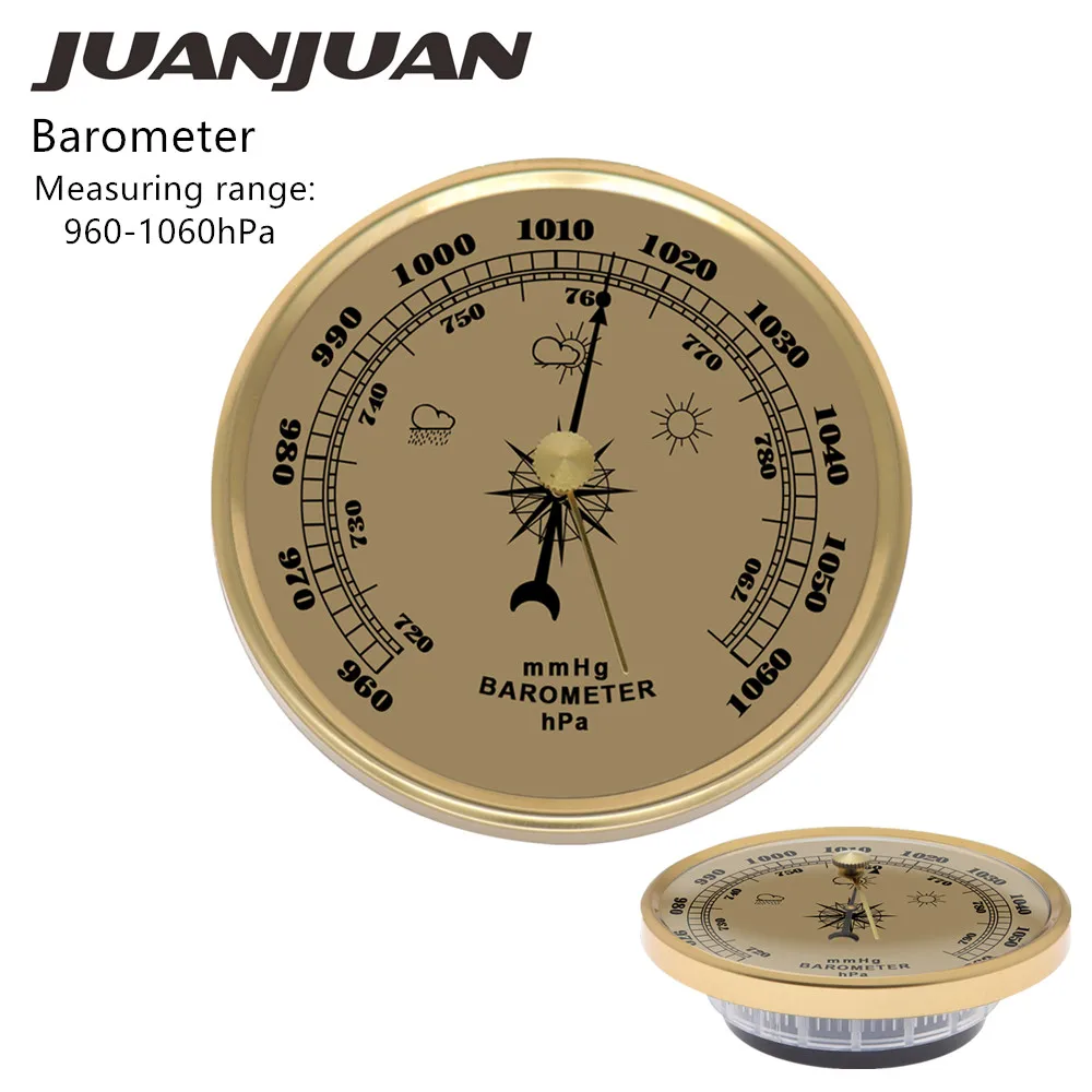 Barometer Multifunction Manometer Air Pressure Gauge Wall Mounted Weather Household Baro