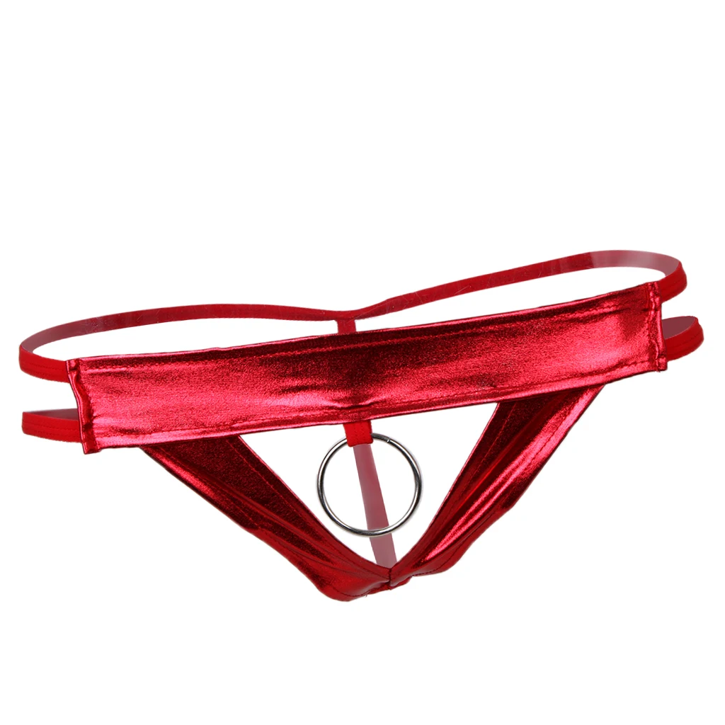 4 Colors Men's T-Back G-string Underwear Low-rise Man Bikini G-String Thong Erotic Lingerie Backless Breathable Underpants