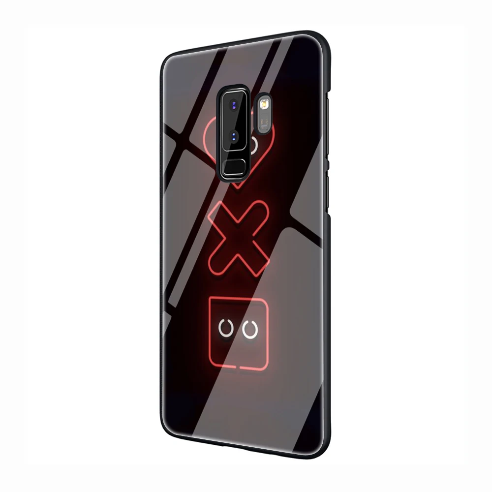 G2 Чехол из закаленного стекла с надписью Love, Death& Robots для samsung Galaxy S7 edge S8 Note 8 9 10 Plus A10 20 30 40 50 60 70 - Цвет: G2