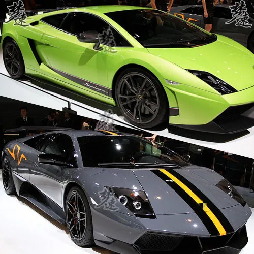 Автомобильная наклейка для Lamborghini Gallardo Body, стикер на дверь, персональный Gallardo Racing Edition, Спортивная наклейка