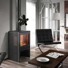 

172mm/6inch Fireplace Parts Fireplace Fan Fittings Aluminum Alloy Fan Five Blades For Fireplace High Quality