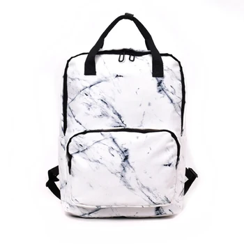 

Women Nylon Backpack for Teenagers Girls Ladies Bags Marbling Print Backpack Female High Quality Rucksack Schoolbag