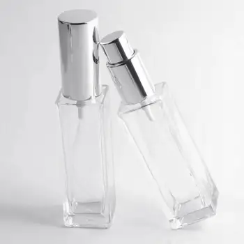 

2019 New 30/50ml Portable Clear Glass Refillable Perfume Atomizer Empty Spray Bottle for Empty Cosmetic Container