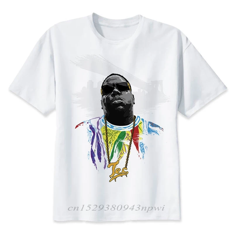 Футболка biggie мужская с принтом модная тенниска круглым вырезом майка в стиле High