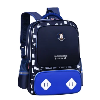 

Kids School Bags for Boys Girs Waterproof Primary School Backpacks Child Cute Panelled Schoolbag Orthopedic Large Bookbags Nylon