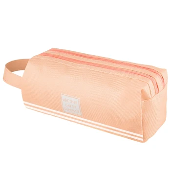 

Cute Kawaii Canvas Pencil Case High Capacity Pen Bags Pencil Bags For Girls Gift School Learning Supplies Korean Stationery