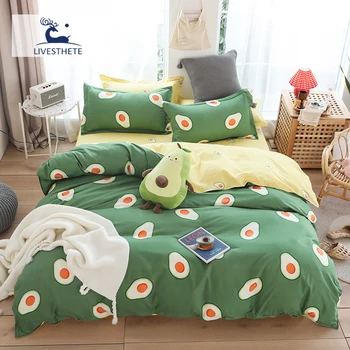 

Liv-Esthete Bedding Set Nordic Kids Adult Double Size Queen King Home Decor Bed Cover Single Twin Bedspread Bed Linen Set k