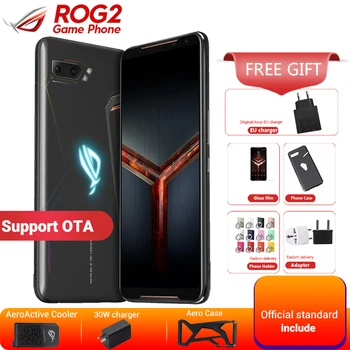 

Asus ROG Phone 2 ZS660KL 12GB 1TB Gaming Smartphone Asus ROG Phone II 6.59" Snapdragon 855+ 6000mAh 48MP NFC Game Mobile Phone