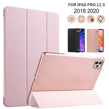 

For Apple IPad Pro 12 9 Case Cover 2018 Ultra-thin PU Leather Case Smart Cover Soft Funda for IPad Pro 12.9 Case 4th Gen 2020