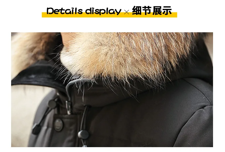 Стиль корейско-Стиль толстые Для мужчин куртка-пуховик для девочки Slim Fit Большой Размеры молодежная мода вниз куртка Для мужчин среднего длинное пальто