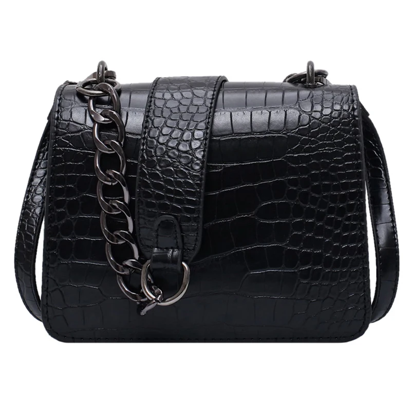 

191218 iVog New Arrival Everyday Ladies Small Messenger Crossbody Handbag Chain Fashion PU Hand Bags for Women 2019