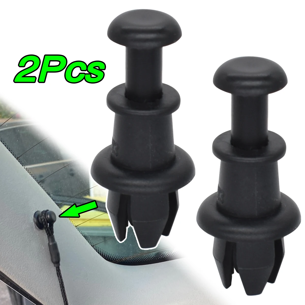 2X For Skoda Citigo Fabia NJ Kamiq Karoq Octavia 5E Rapid Superb Scala Car Parcel Shelf String Clips Holder Pivot Pin 1M6867574A |