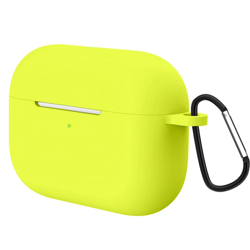 Великолепный чехол для Apple Air pods 3 Pro, мягкий силиконовый чехол для Apple Airpods Pro correa для Airpods Pro 3, противоударный чехол - Цвет: Grass green