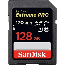 Cartão de memória do sd 64gb 128gb 32gb c10 u3 v30 UHS-I do cartão de memória de sandisk extremo pro sdhc/sdxc
