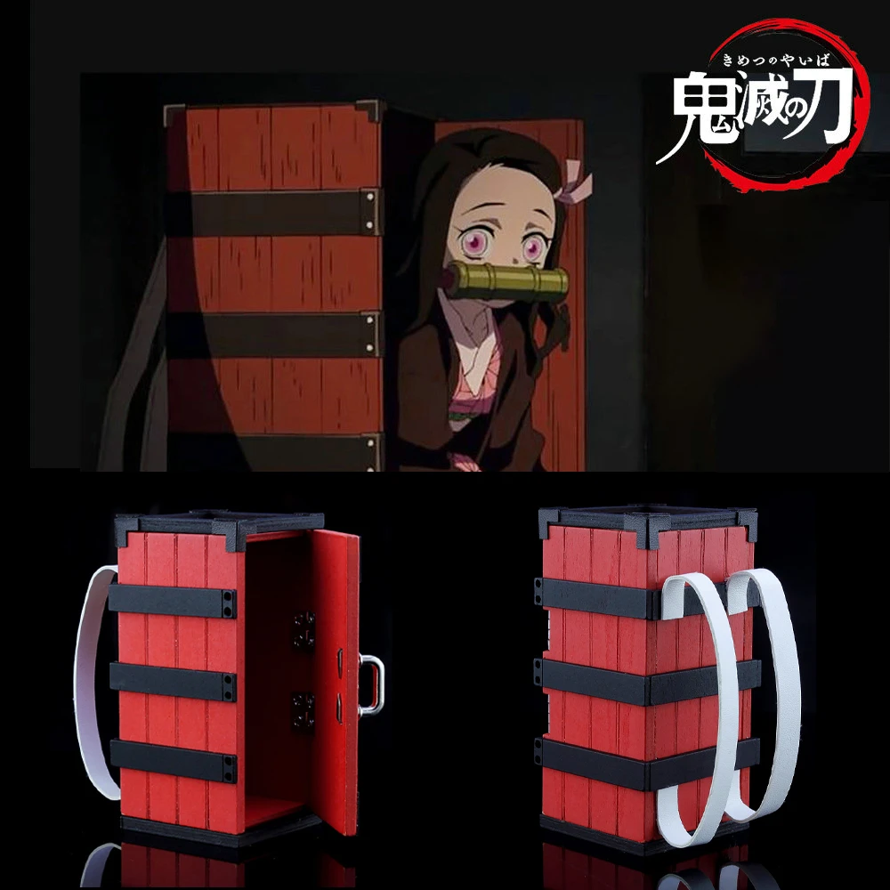 Аниме Demon Slayer Kimetsu No Yaiba фигурка камадо реквизит для косплея деревянный ящик чехол