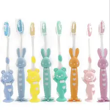 Мультяшная ручка детская зубная щетка мягкие волосы 4 шт. х зубная щетка Детская зубная 14 см/5,5 дюйма Повседневный уход