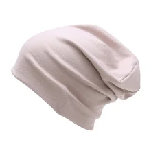 Мужская и женская хлопковая Шапка-бини с черепом, длинная мешковатая хип-хоп зимняя теплая облегающая Шапка-бини для спорта на открытом воздухе