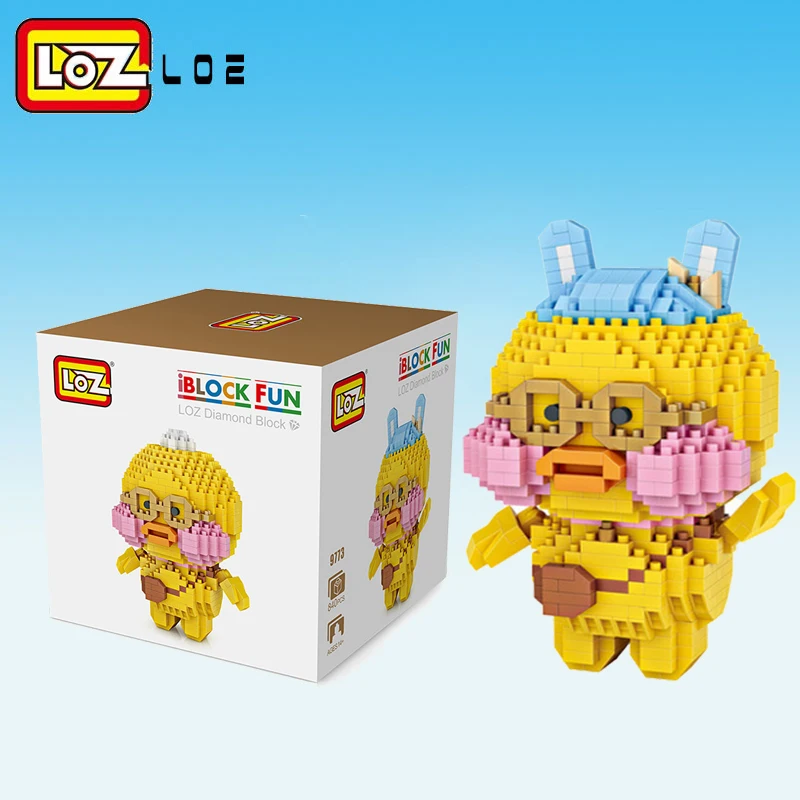 LOZ Mini Qute Kawaii собака утка мультфильм детский подарок пластиковый куб Алмазный