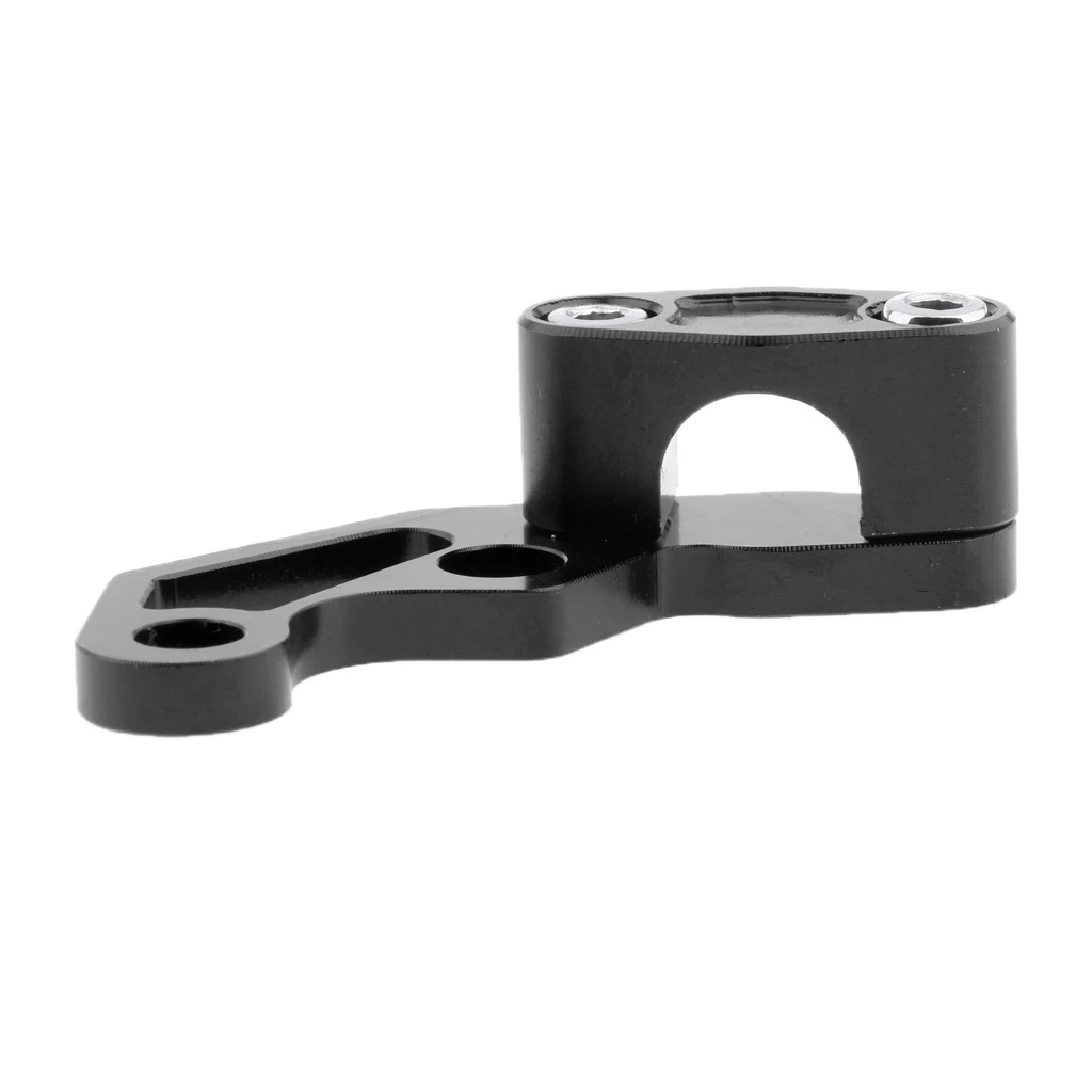 CNC Aluminum Clutch Cable Holder Clamp with Mounting Screw for Honda CB650F 2017-2018, Blue+Black