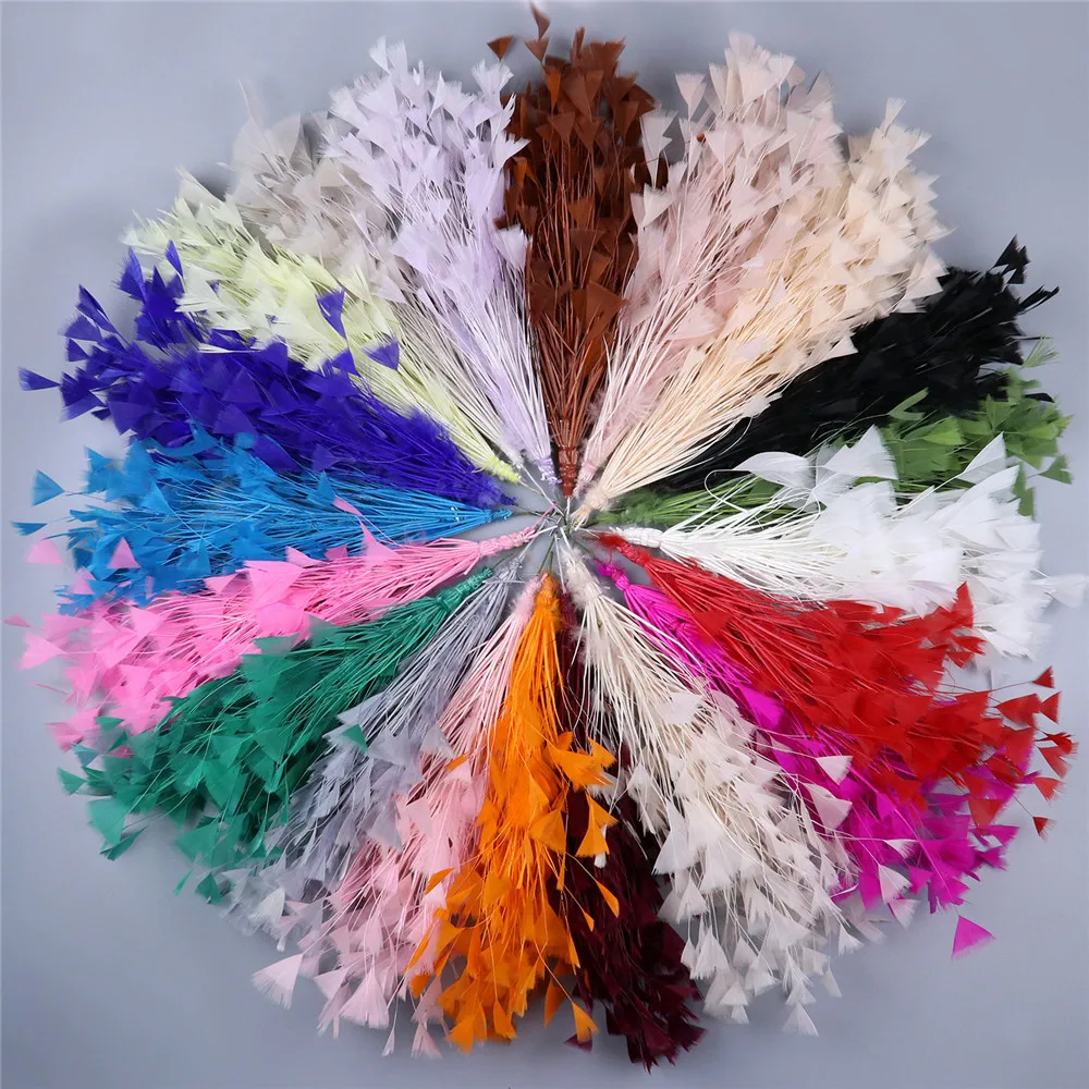 

Beautiful Turkey Feathers Flower Wedding Corsages Pink Red Pheasant Feathers For Crafts Headdress Decoration Accessories Plume