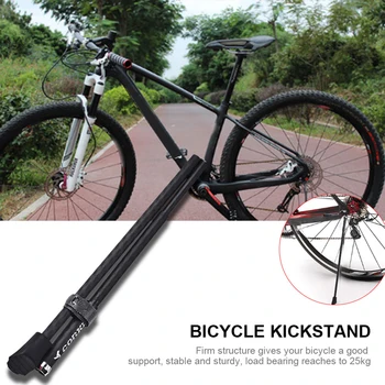

Mountain Bicycle Road Cycling Carbon Fiber Kickstand Bike Quick Release Stand Rack Accessory