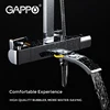 Gappo Thermostatic Shower Sets Waterfall Bath Shower System Thermostatic Mixer Bathroom Shower Faucet + Brass Basin Faucet ► Photo 3/6