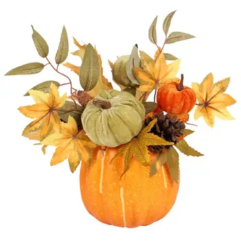 

1pc Decorative Pumpkin Maple Leaf Simulation Photo Props (Assorted Color)