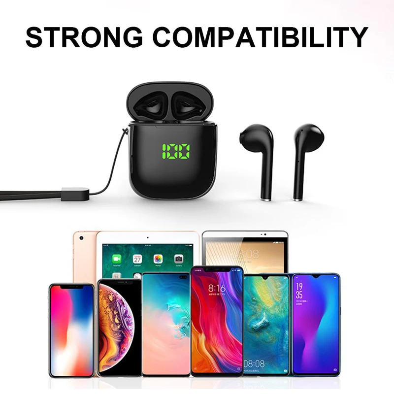 Oppselve Bluetooth 5 0 Earphones TWS Wireless Blutooth Earpieces for iPhone Huawei P40 Sports Earbuds Gaming Headsets For Phone