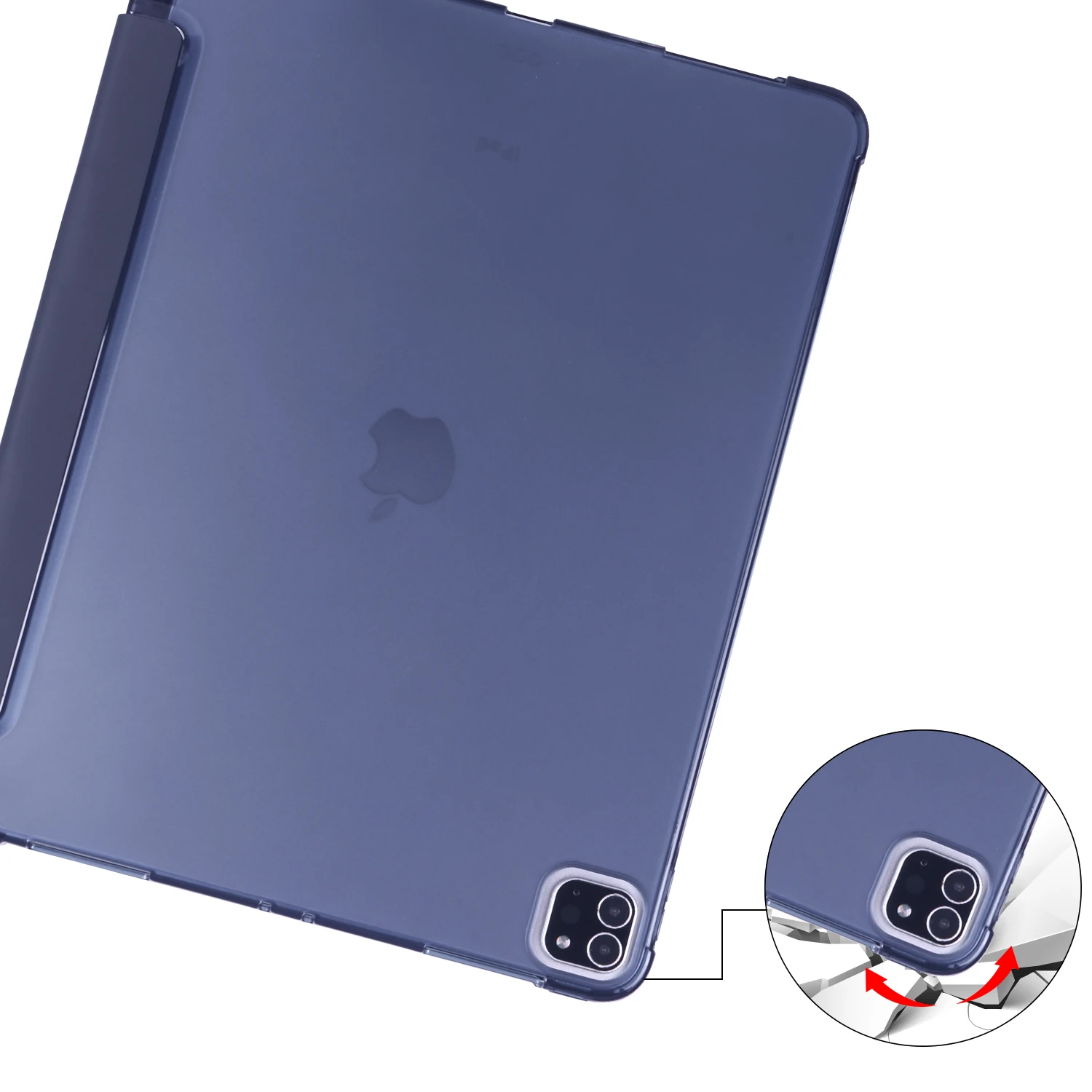 Smart A2231 Leather Pro 11 Multi-Fold iPad Case 2020-A2228 A2230 A2068 Case for PU Cover