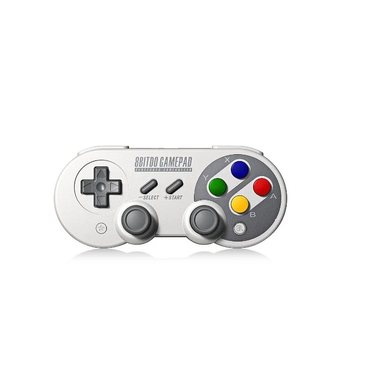 8Bitdo SF30 Профессиональный джойстик NESmini для Nintendo переключатель Windows Android контроллер Джойстик вибрации беспроводной Bluetooth контроллер - Цвет: Серебристый