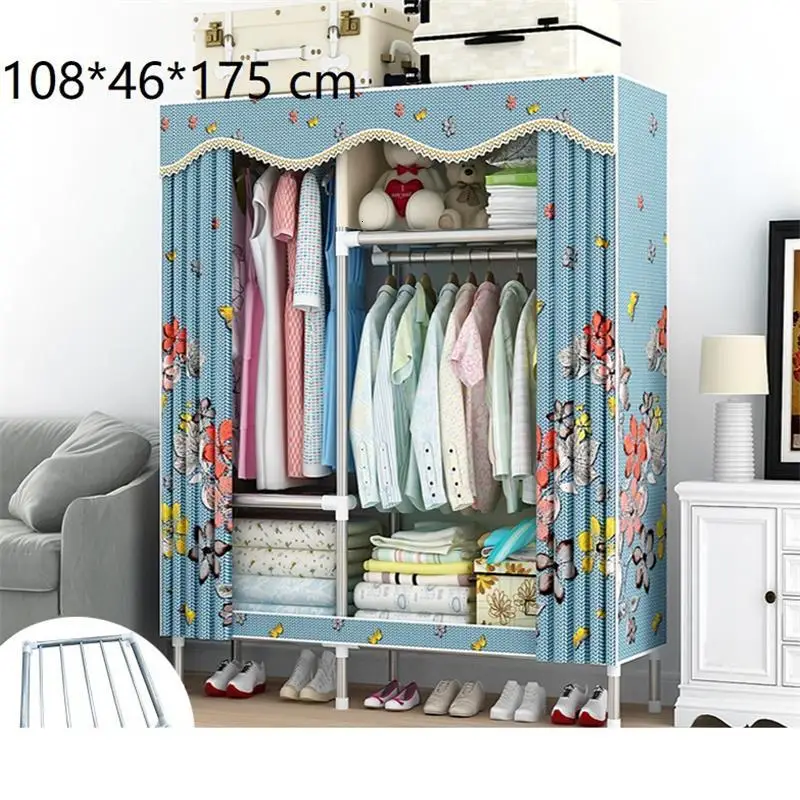 Kleiderschrank Armario Tela Meuble Armoire De Rangement Moveis Para Casa Guarda Roupa шкаф для спальни мебель гардероб - Цвет: MODEL L