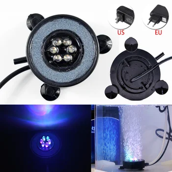 

Waterproof Submersible 6LED Lights for Aquarium Fish Tank Underwater Electronic Lighting Lamp RGB Colorful Aquarium LED Lighting