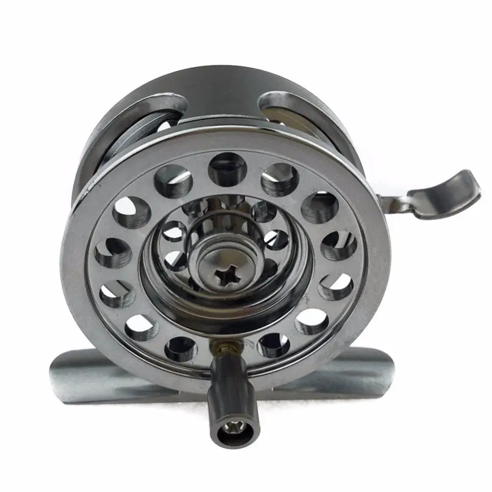 

MeterMall All Metal Fishing Reel Right Hand Rocker With Brake 60M Line Capacity BLD50
