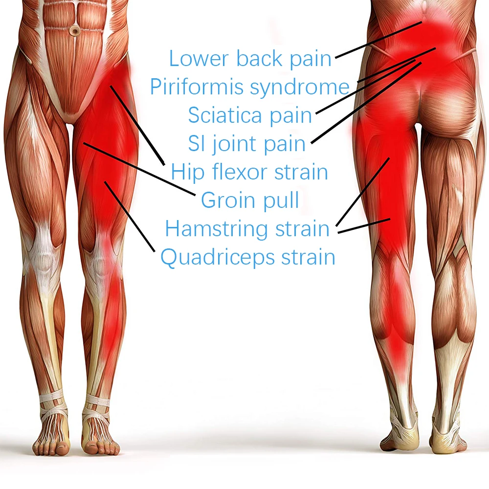 Hip Brace Groin Support for Sciatica Pain Relief Thigh Hamstring Quadriceps Hip Arthritis 3