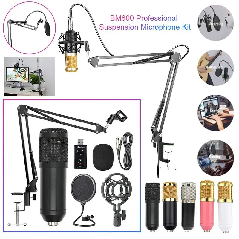 BM800 Professional Suspension Microphone Kit
