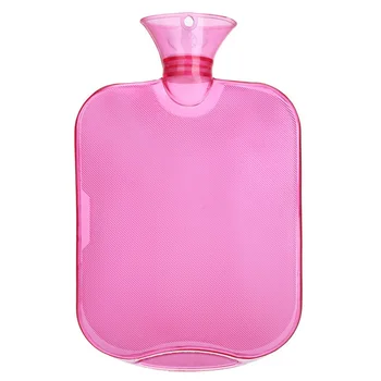 

2L PVC Winter Leakproof Transparent Portable Outdoor Camping Hot Water Bottle Explosion Proof Heating Office Thicken Hand Warmer